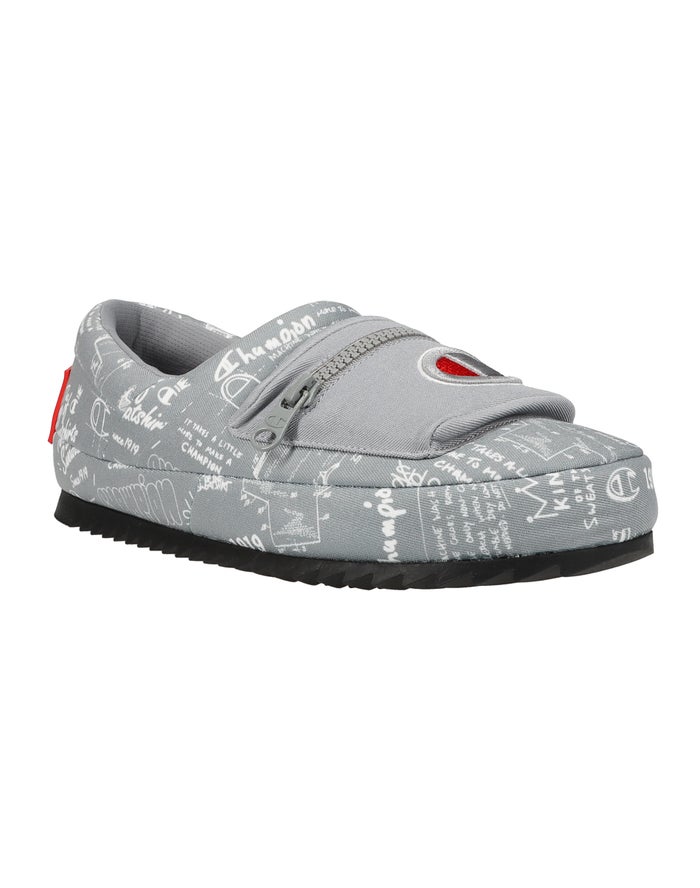 Champion Slippers Heren - Grijs - University Pack Doodle ( 801592-HUQ )